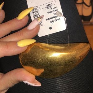Celine gold pin brooch